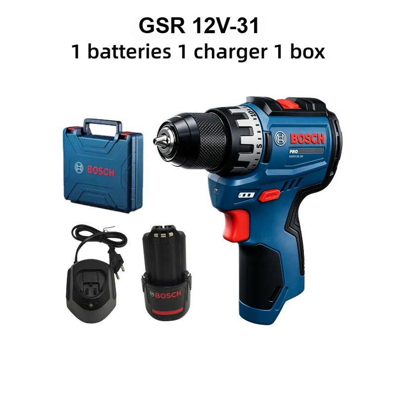 Drill Bits - Bosch Professional GSR 12V-31 Cordless Drill