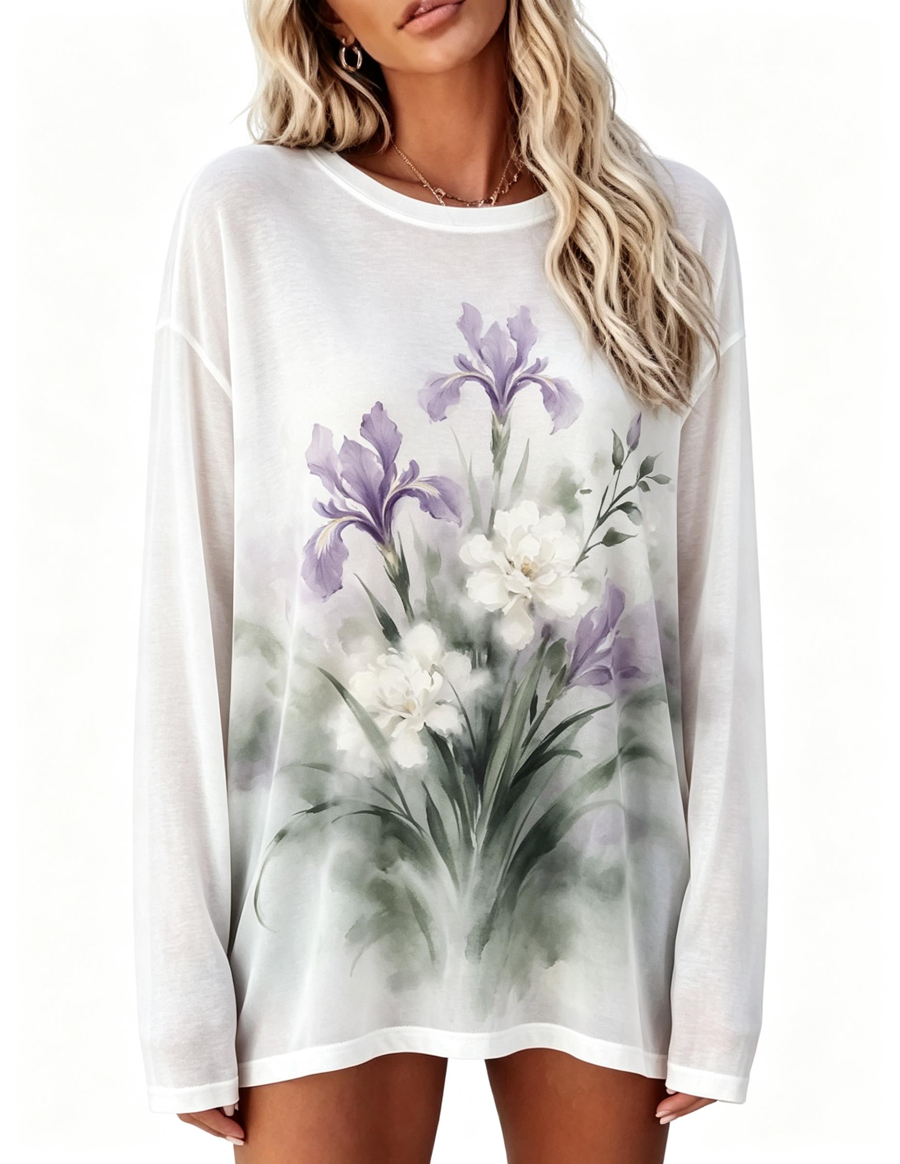 Women Long Sleeve T‑Shirt Vint - огляд і ціна Wallpaper