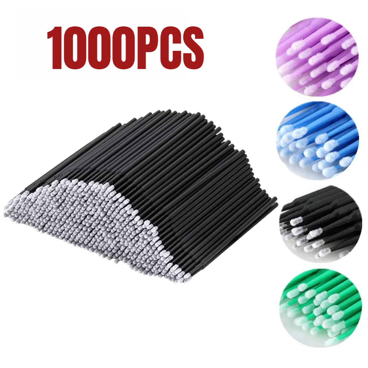 1000/500PCS Eyelash Cleaning B - огляд і ціна Paint Brush