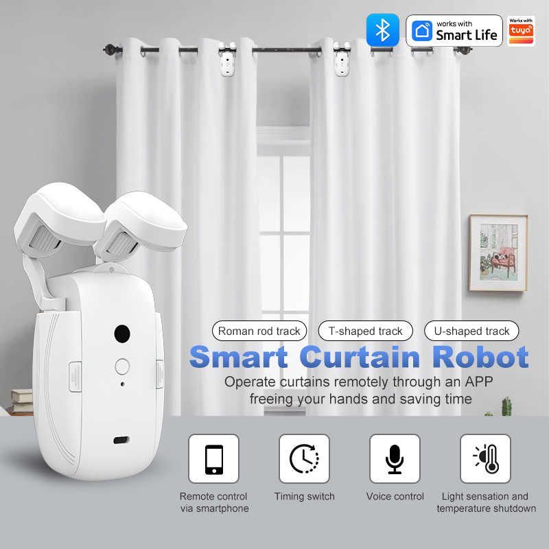 WiFi  Smart Automatic Curtain  - огляд і ціна Curtain Rods