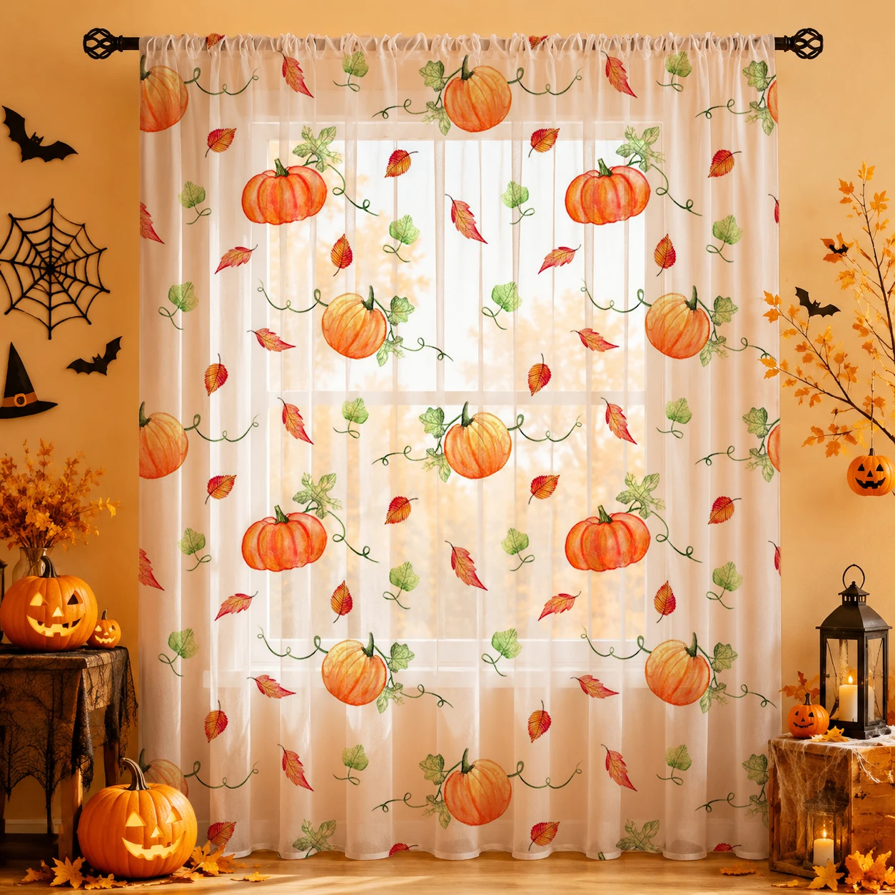 1Pc Rod Pocket Home Decor Hall - огляд і ціна Curtain Rods