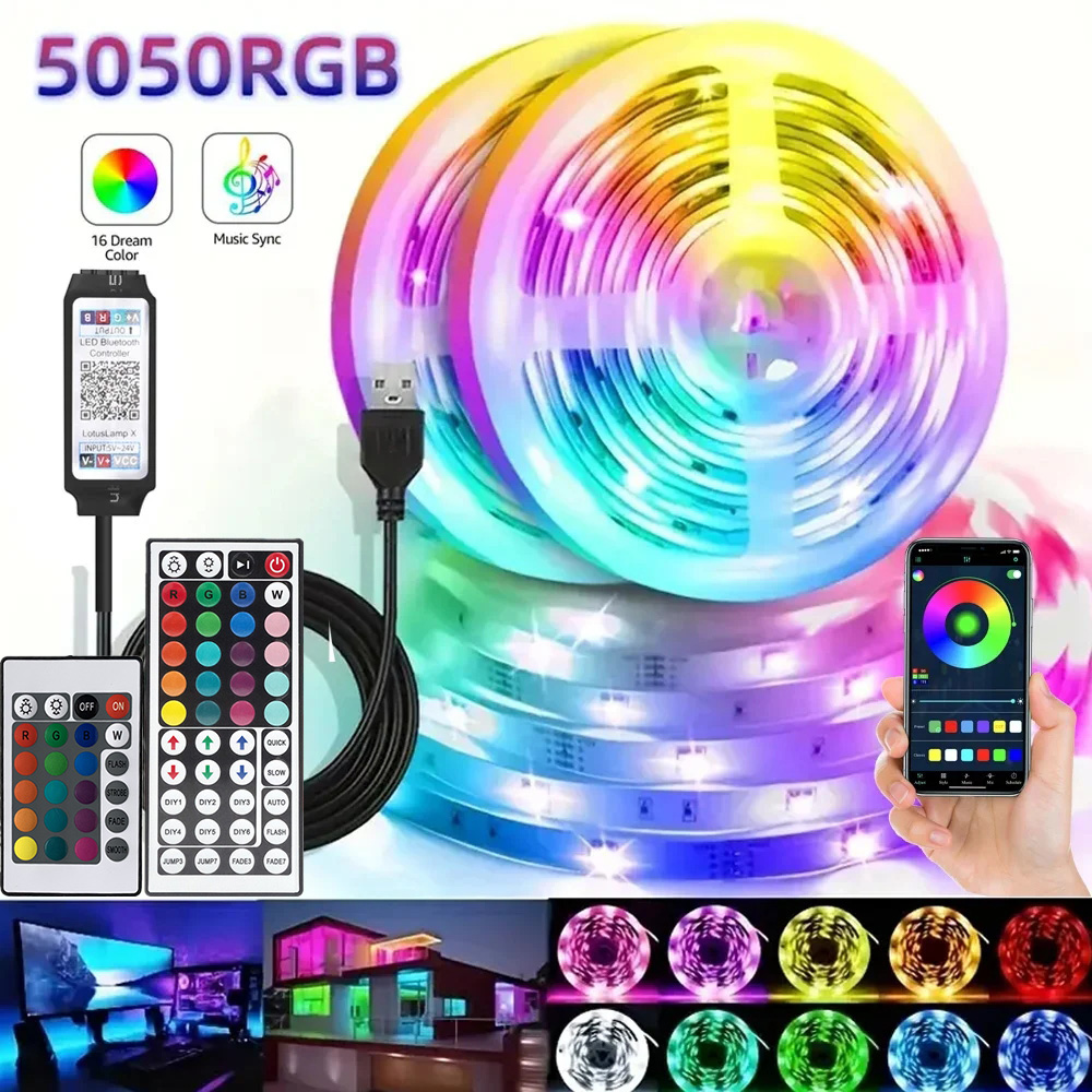 Smart RGB LED Gaming Light Str - огляд і ціна Led Strip Lights