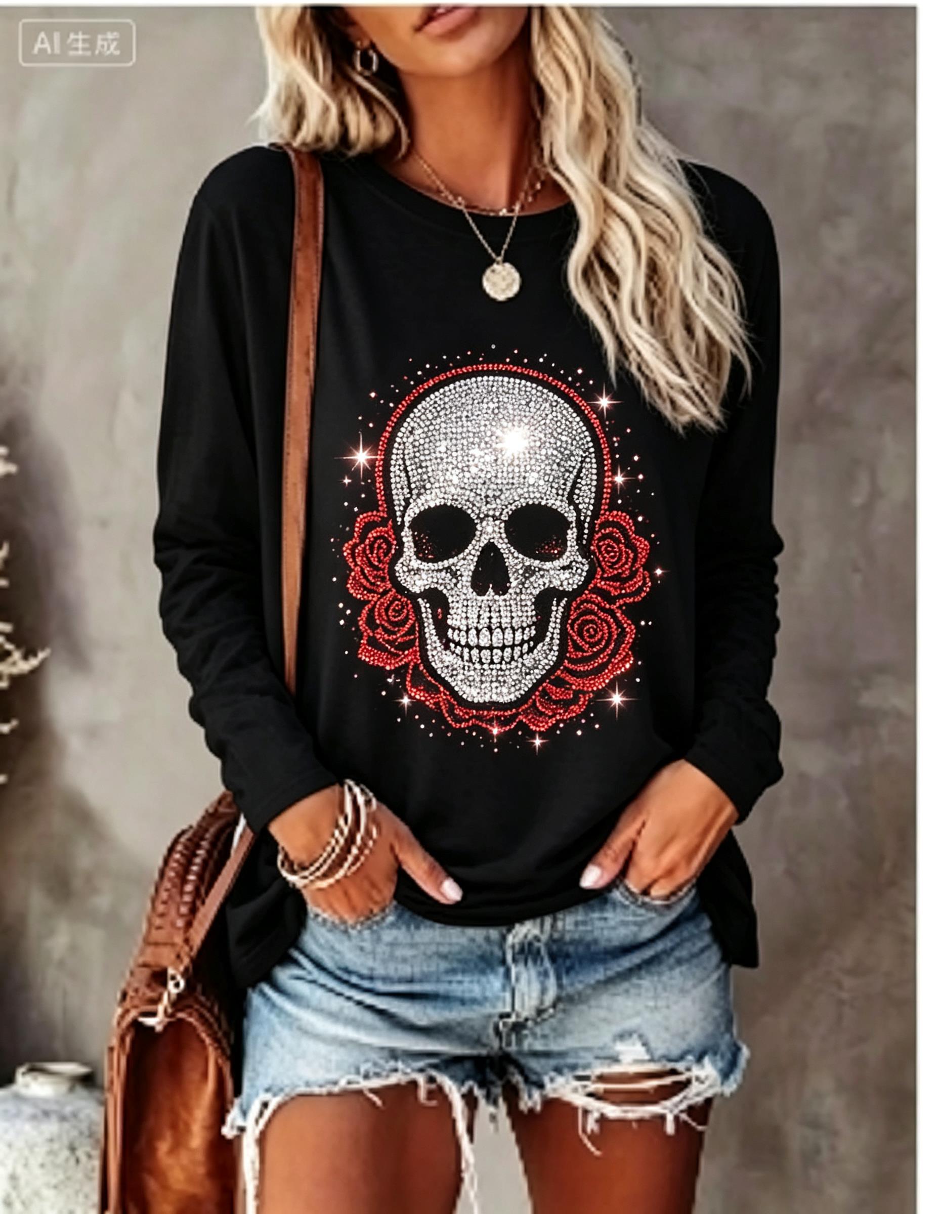 Women Long Sleeve T‑Shirt Simu - огляд і ціна Wallpaper