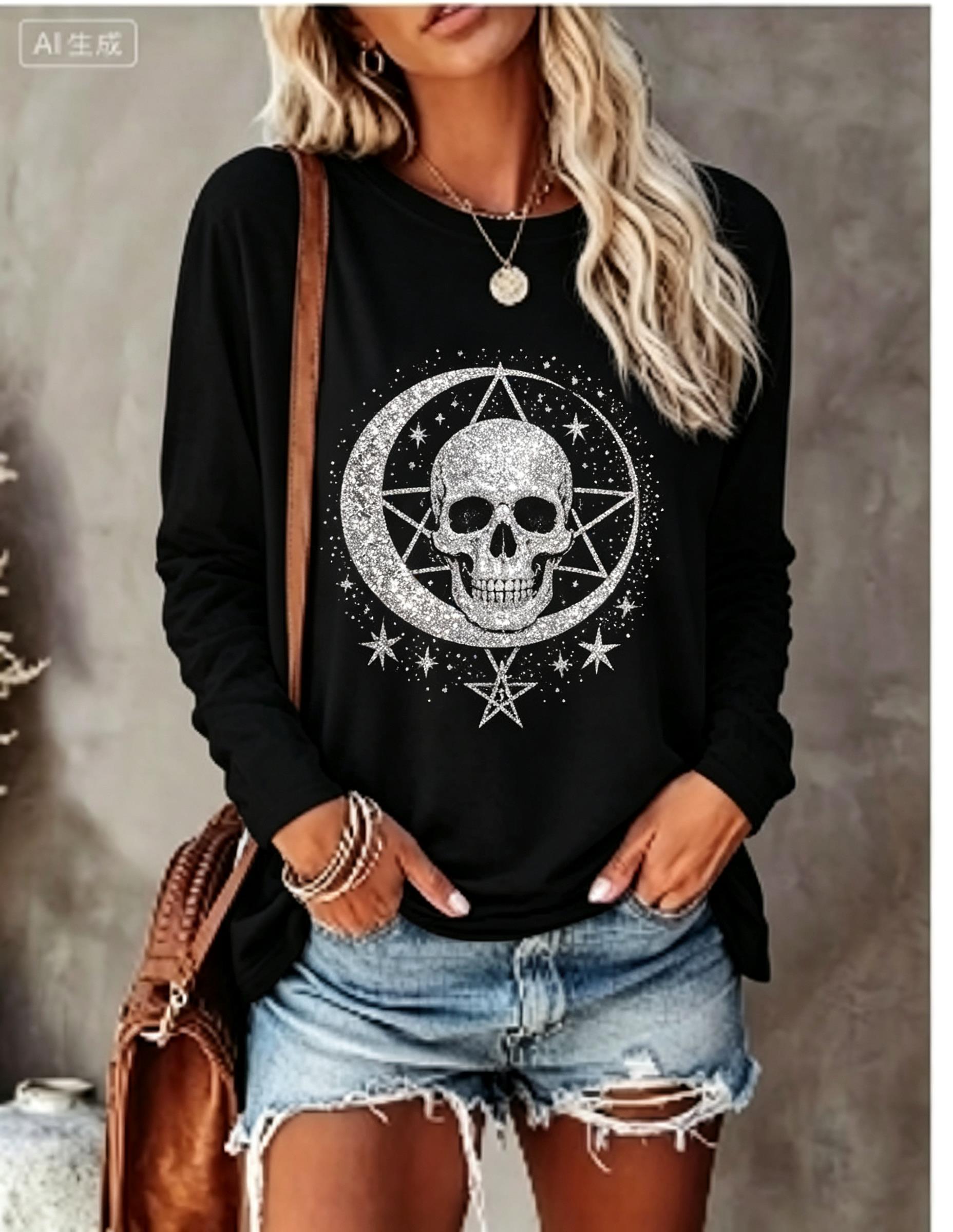 Women Long Sleeve T‑Shirt Simu - огляд і ціна Wallpaper